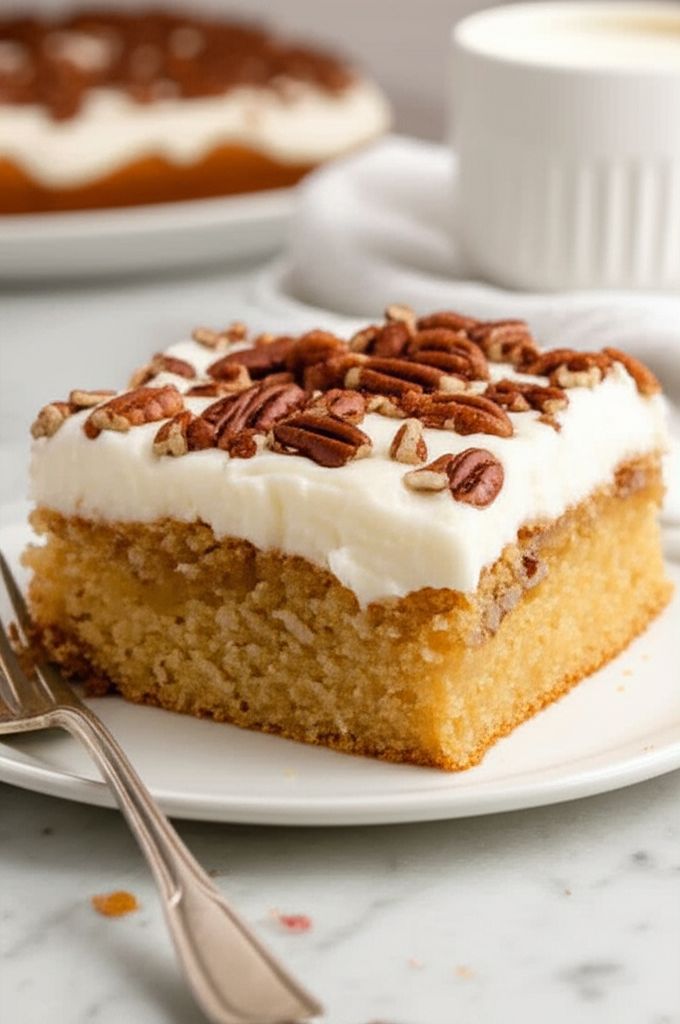 Pineapple and Pecan Cake