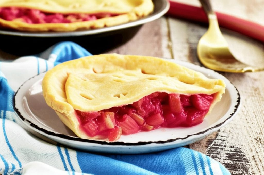 Pineapple Rhubarb Pie