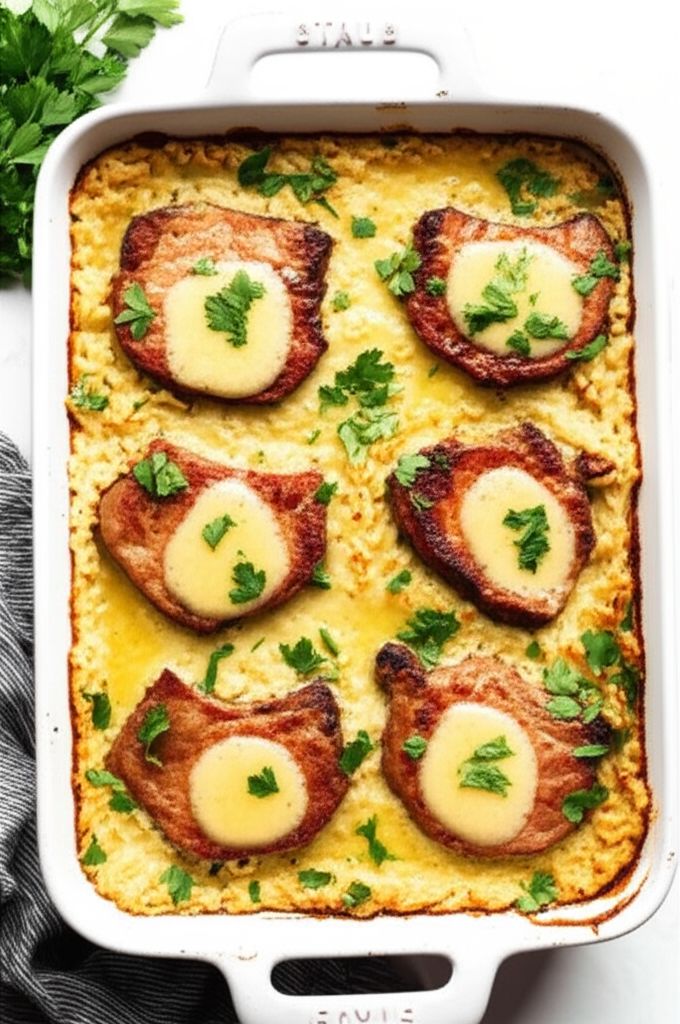 Pork Chop and Rice Casserole