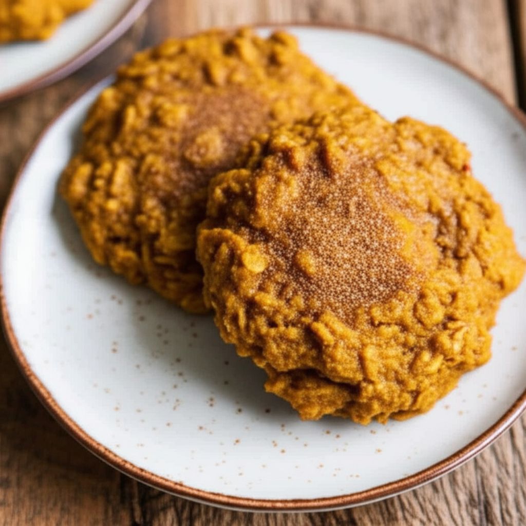 Pumpkin Oatmeal Cookies for Two