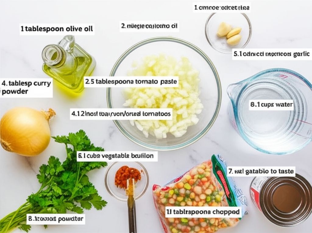 Quick and Easy Vegetable Curry