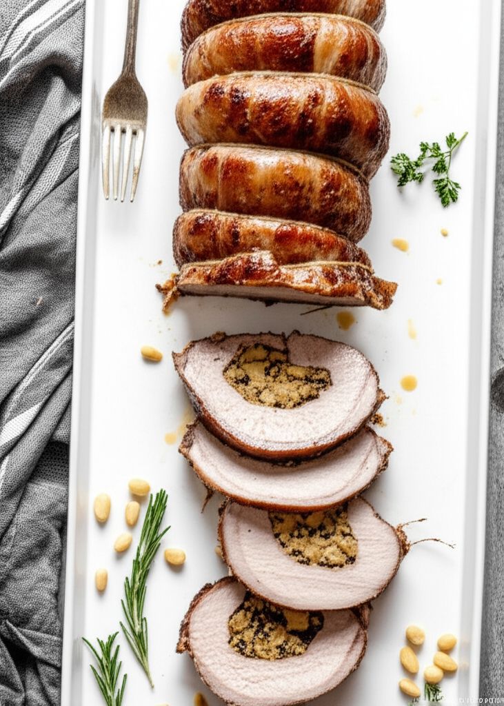 Quinoa Stuffed Pork Tenderloin