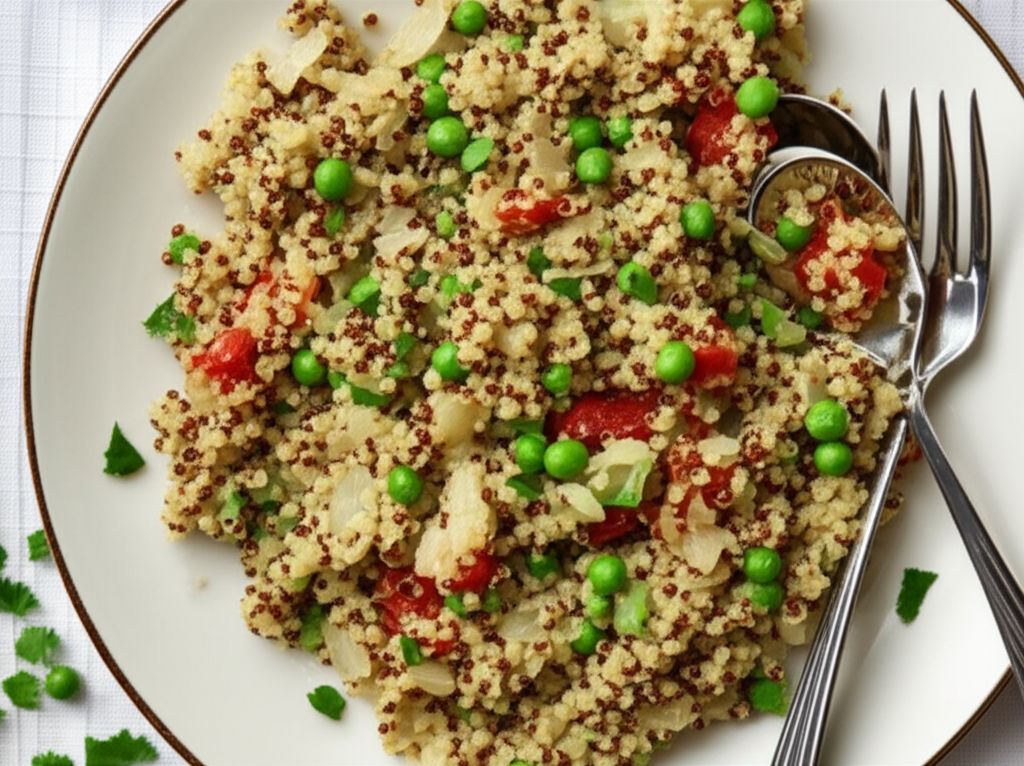Quinoa with Peas and Parmesan