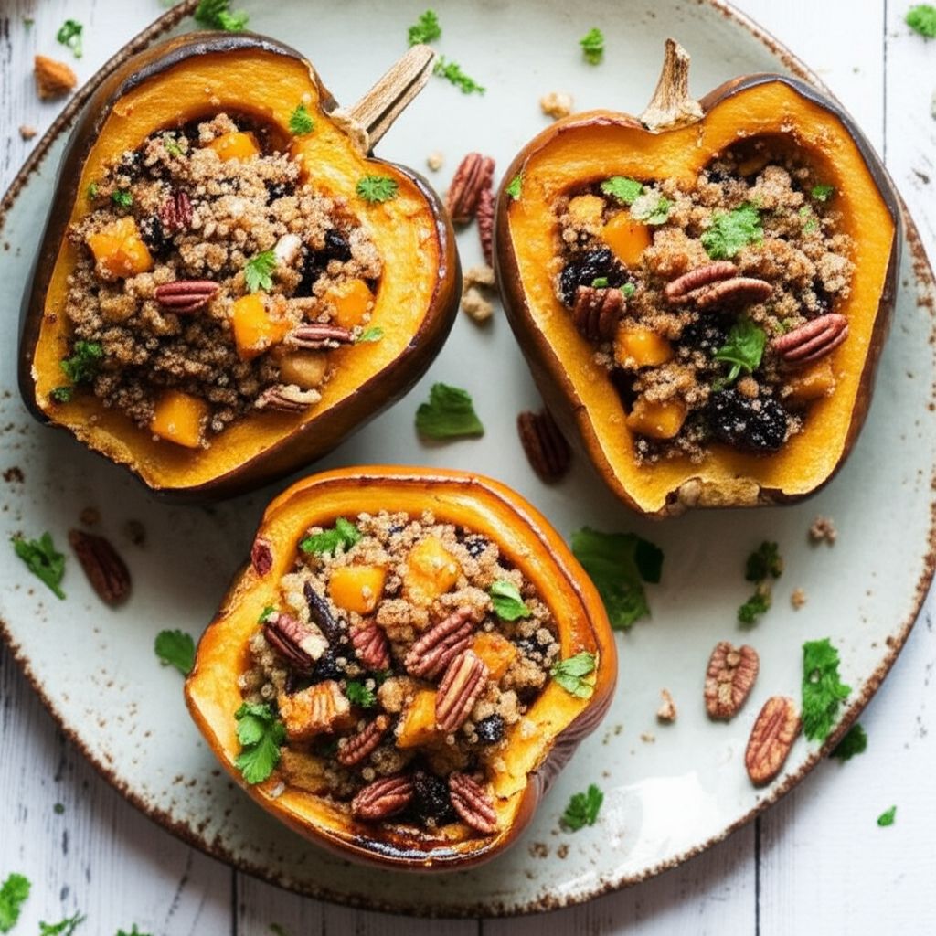 Quinoa-Stuffed Acorn Squash