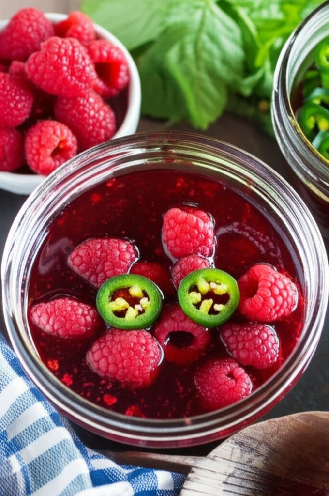 Raspberry Jalapeño Jelly