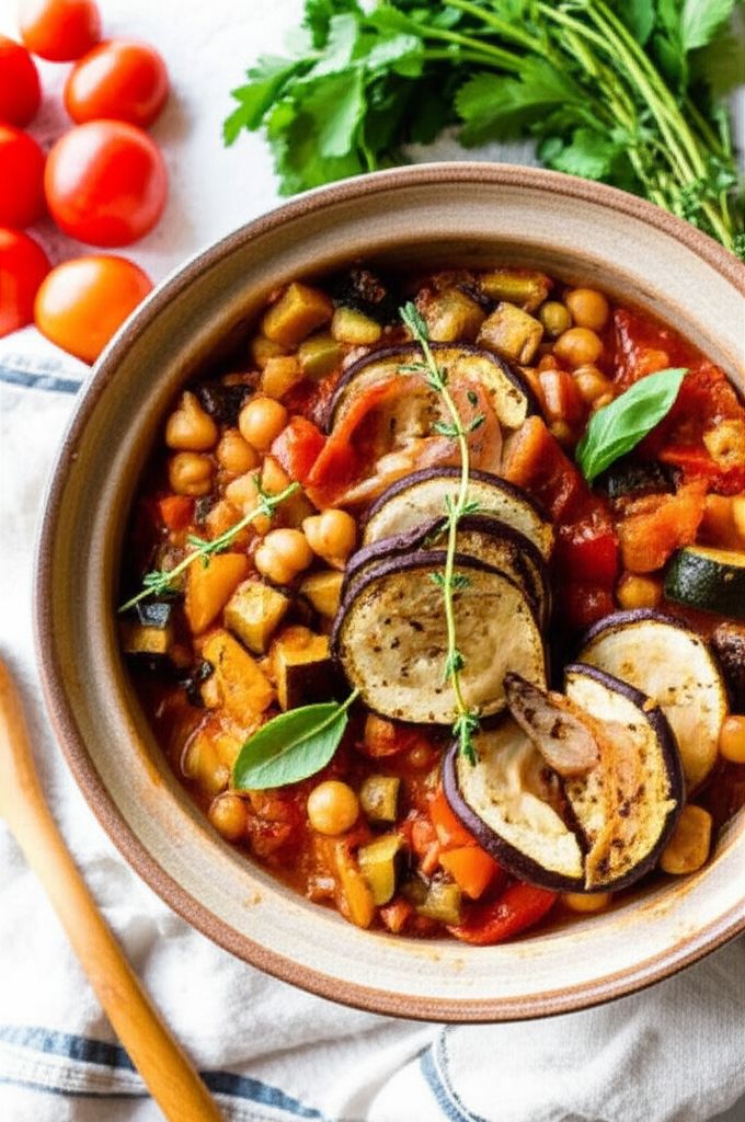 Ratatouille with Chickpeas
