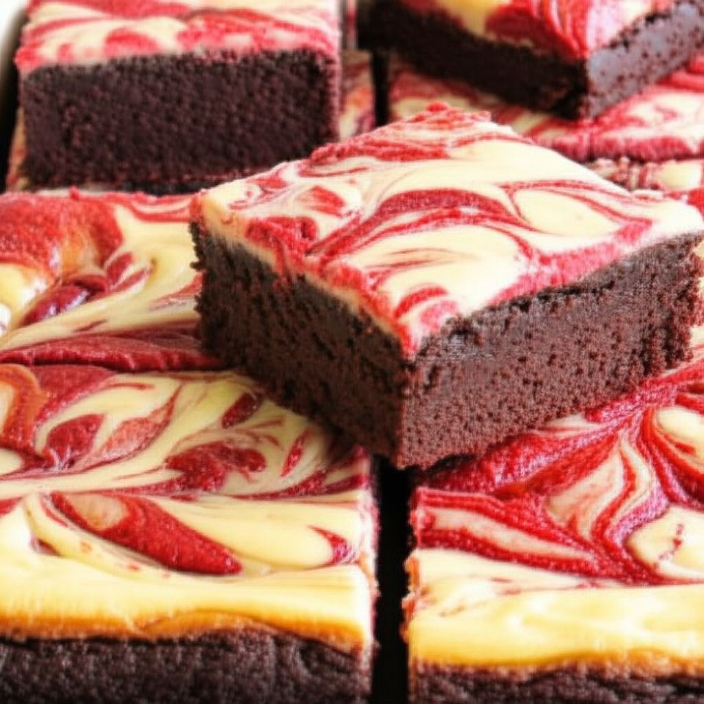 Red Velvet Cheesecake Brownies