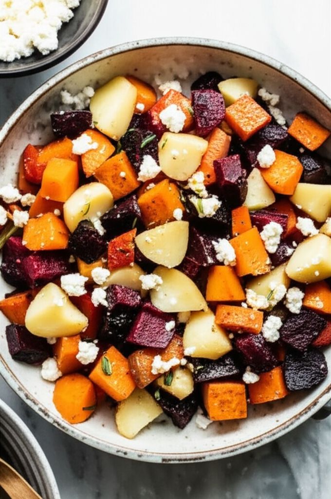 Roasted Autumn Root Vegetables