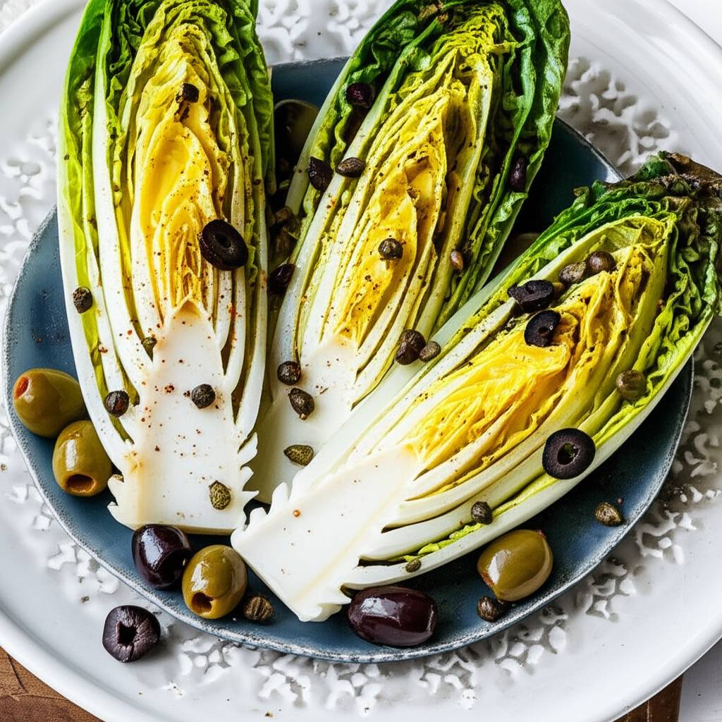 Roasted Lettuce, Radicchio, and Endive