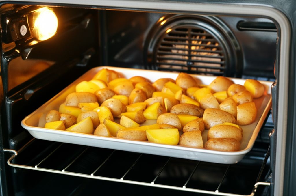 Roasted Thousand Island Potatoes