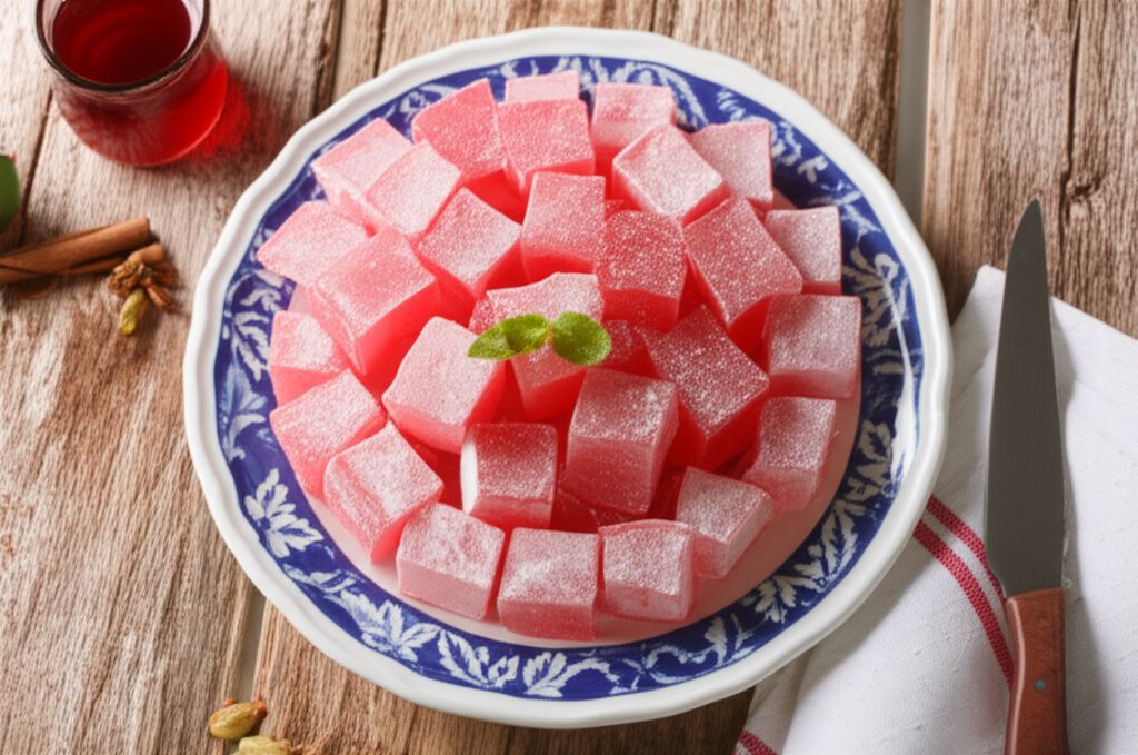 Rose Water Turkish Delight