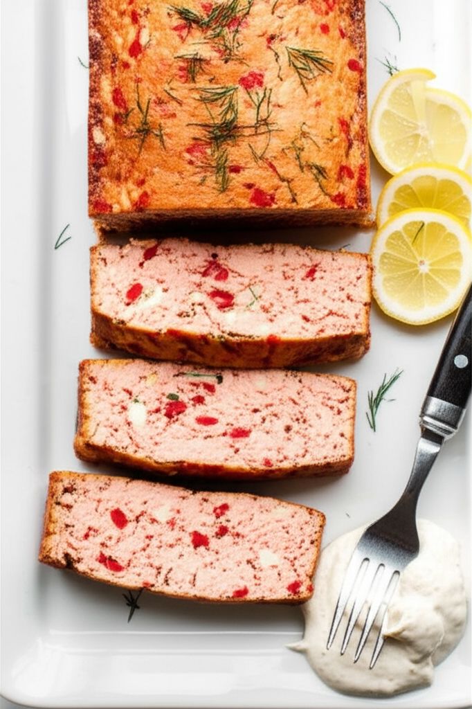 Salmon Loaf with Roasted Red Peppers