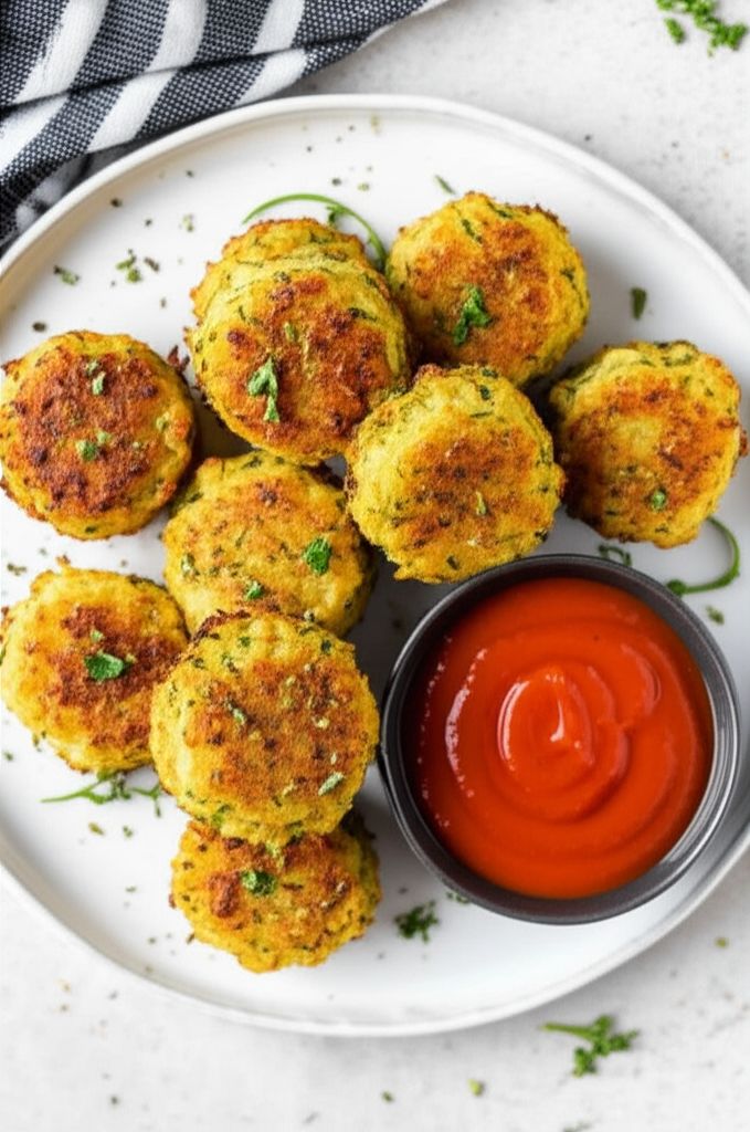 Shredded Zucchini Tots