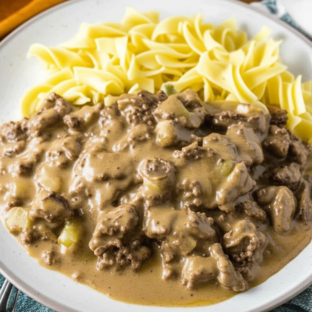Simple Hamburger Stroganoff