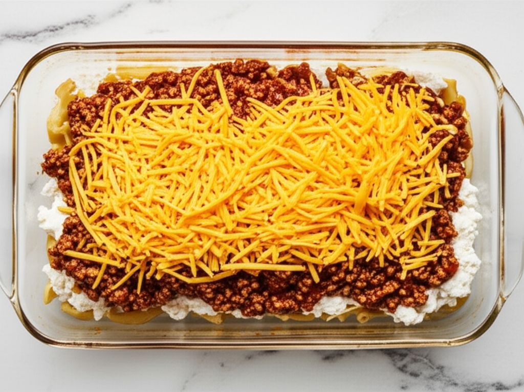 Sloppy Joe Casserole with Noodles