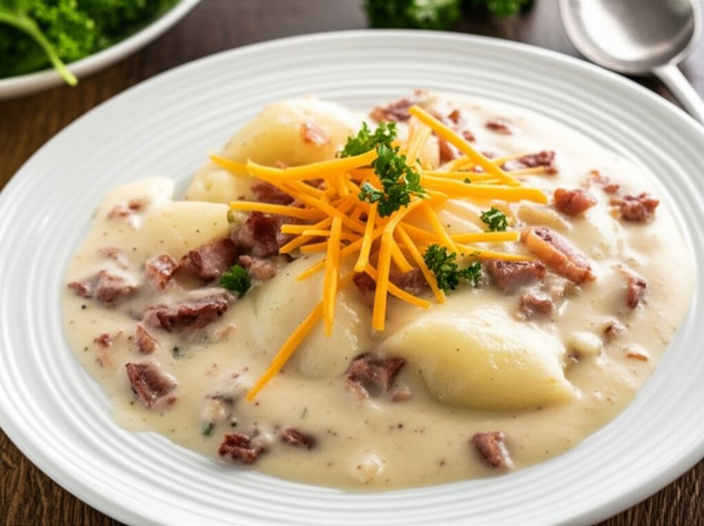 Slow Cooker Creamy Potato Soup
