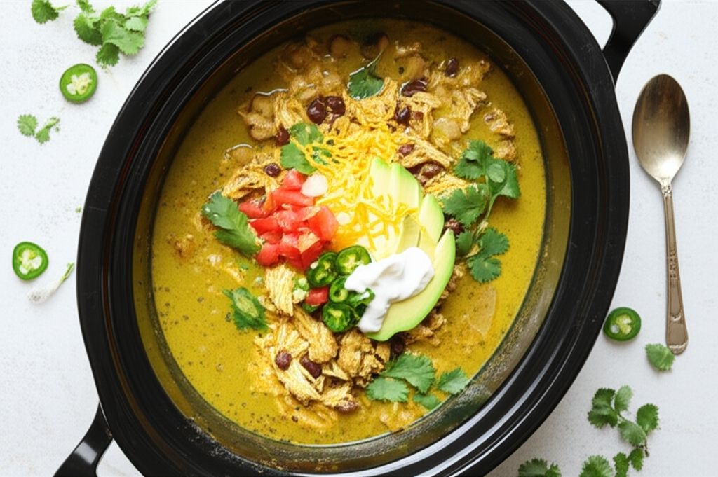 Slow Cooker Green Chile Chicken