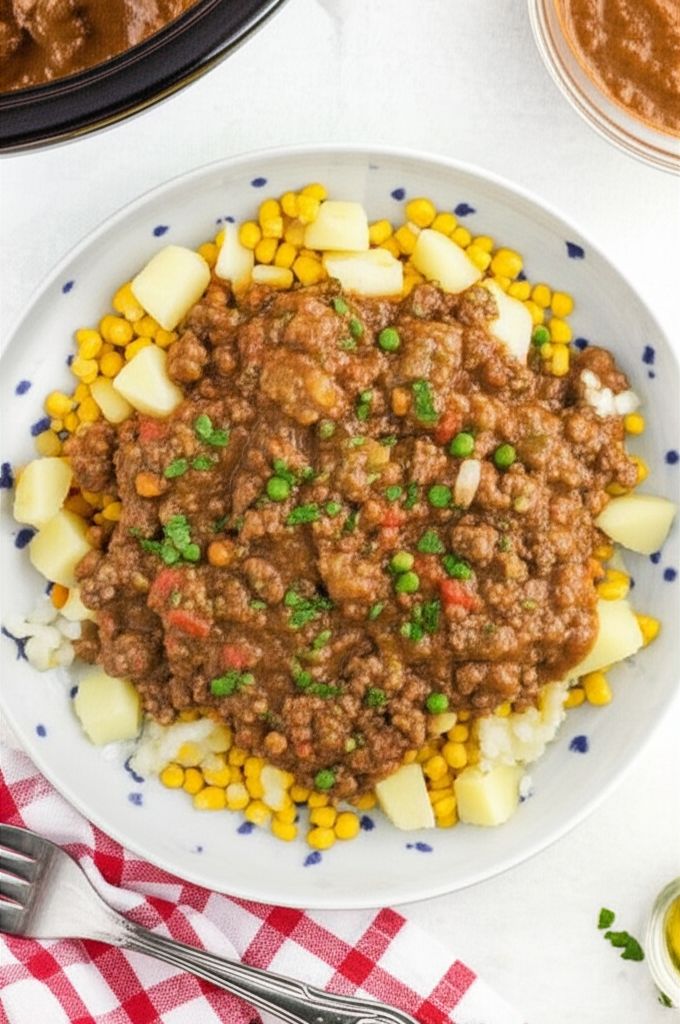 Slow Cooker Ground Beef Stew