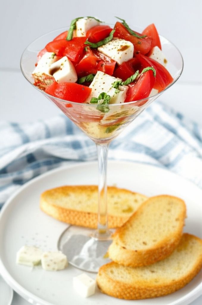 Smiling Caprese Salad