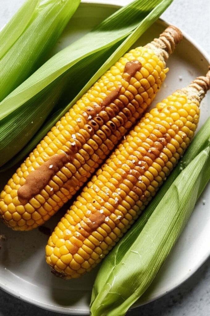 Smoked Corn on the Cob with Bourbon Butter
