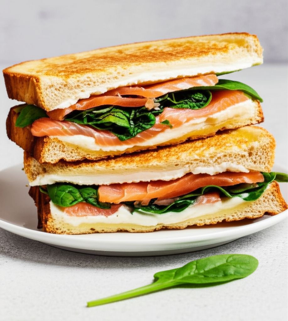 Smoked Salmon French Toast Sandwich