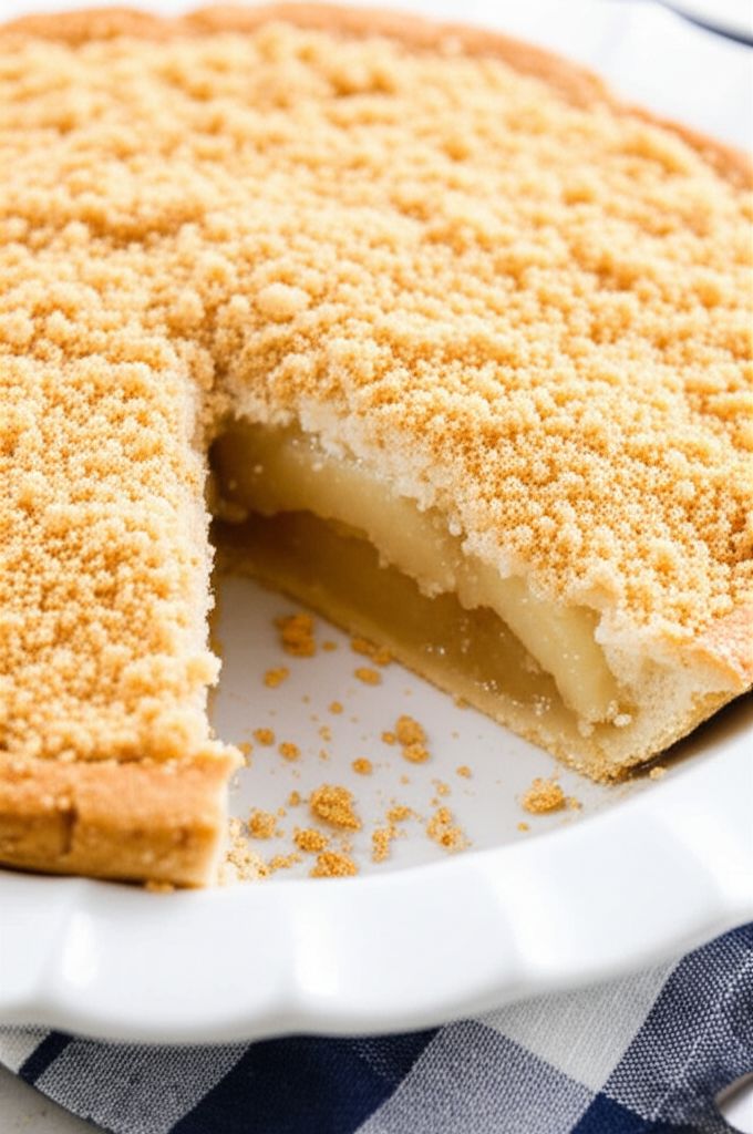 Sour Cream Pear Pie