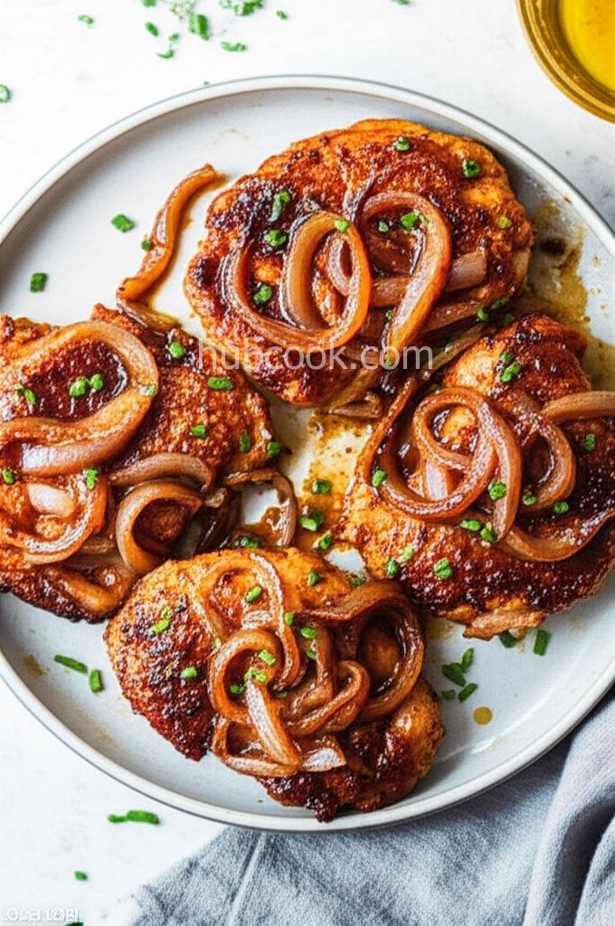 Spicy Apple Cider-Glazed Chicken Thighs