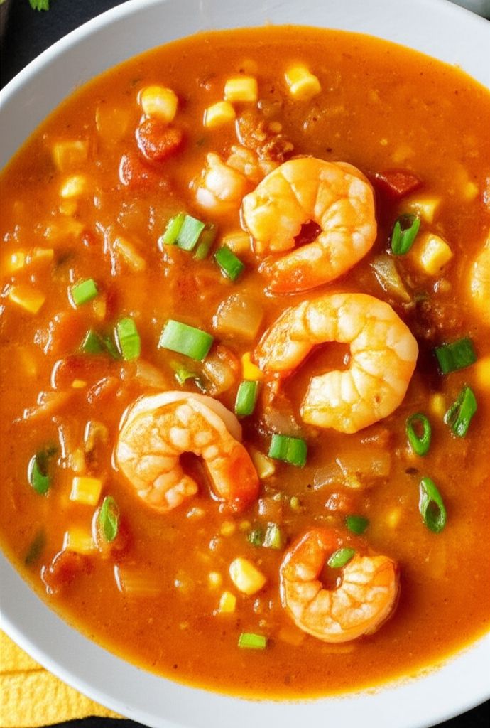 Spicy Shrimp and Sweet Potato Soup