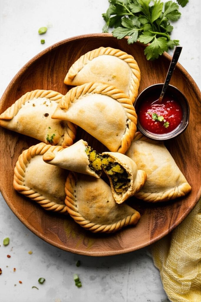 Squash and Kohlrabi Empanadas