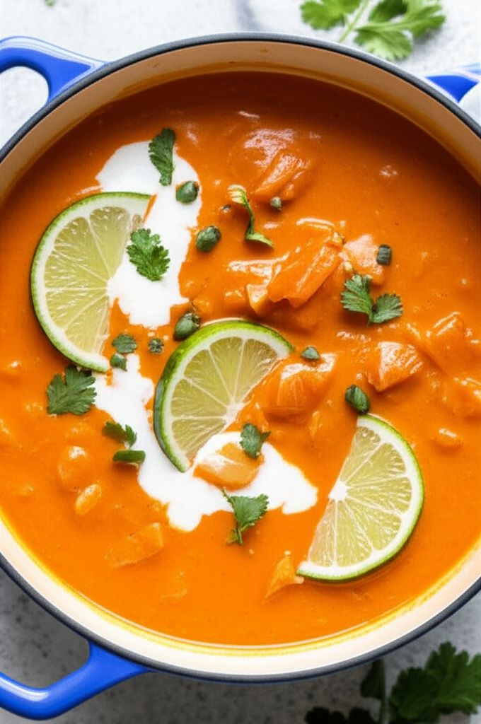 Sweet and Spicy Sweet Potato Soup