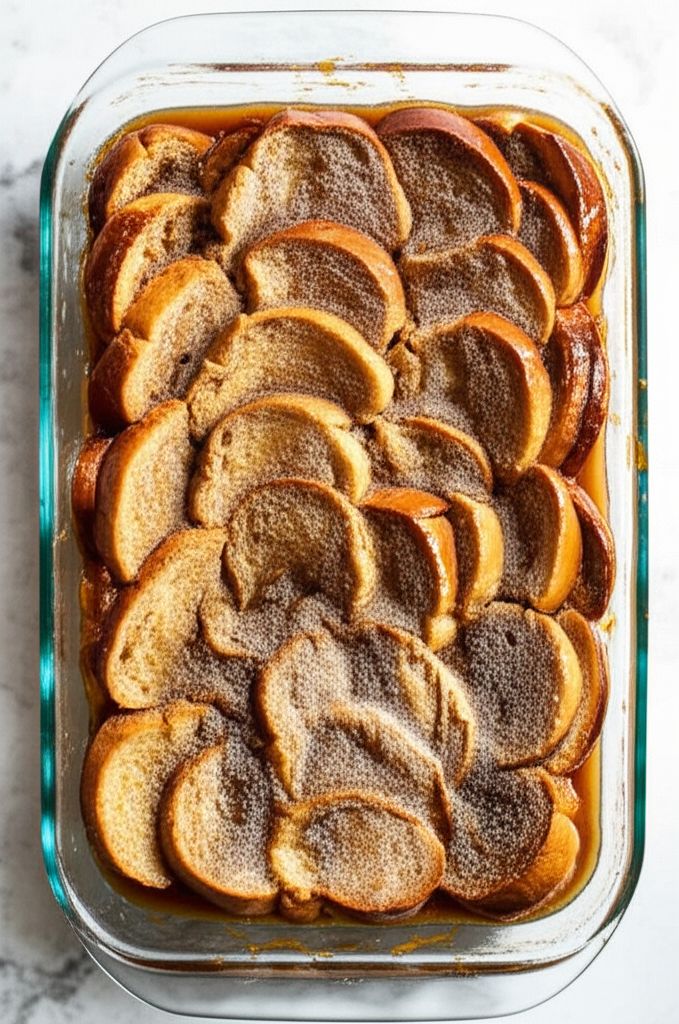 Syrup on the Bottom French Toast Casserole