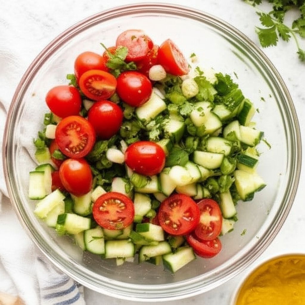 Tomato Cucumber Kachumbar