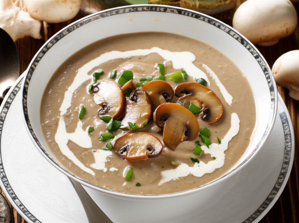 Trio of Mushroom Soup (Cream of Mushroom Soup)