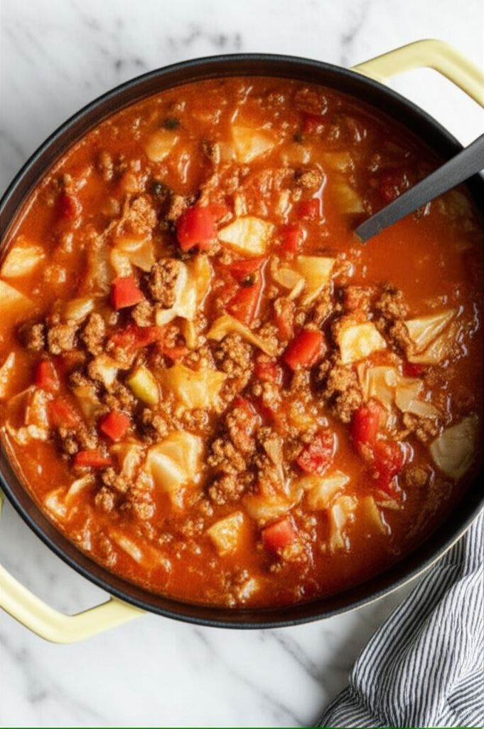 Unstuffed Cabbage Soup