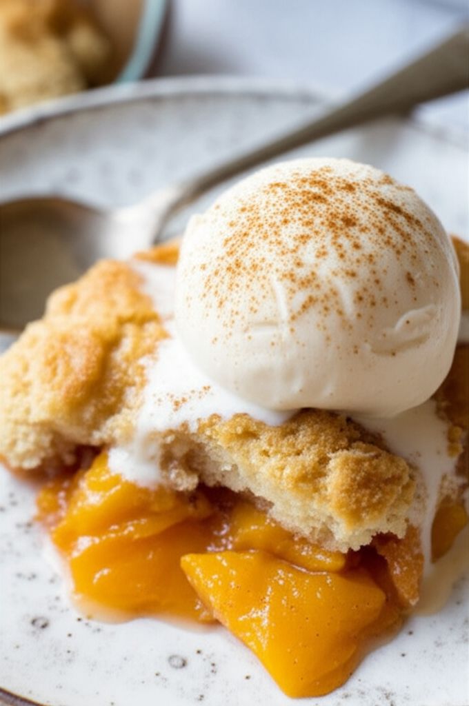 Vegan Southern Peach Cobbler