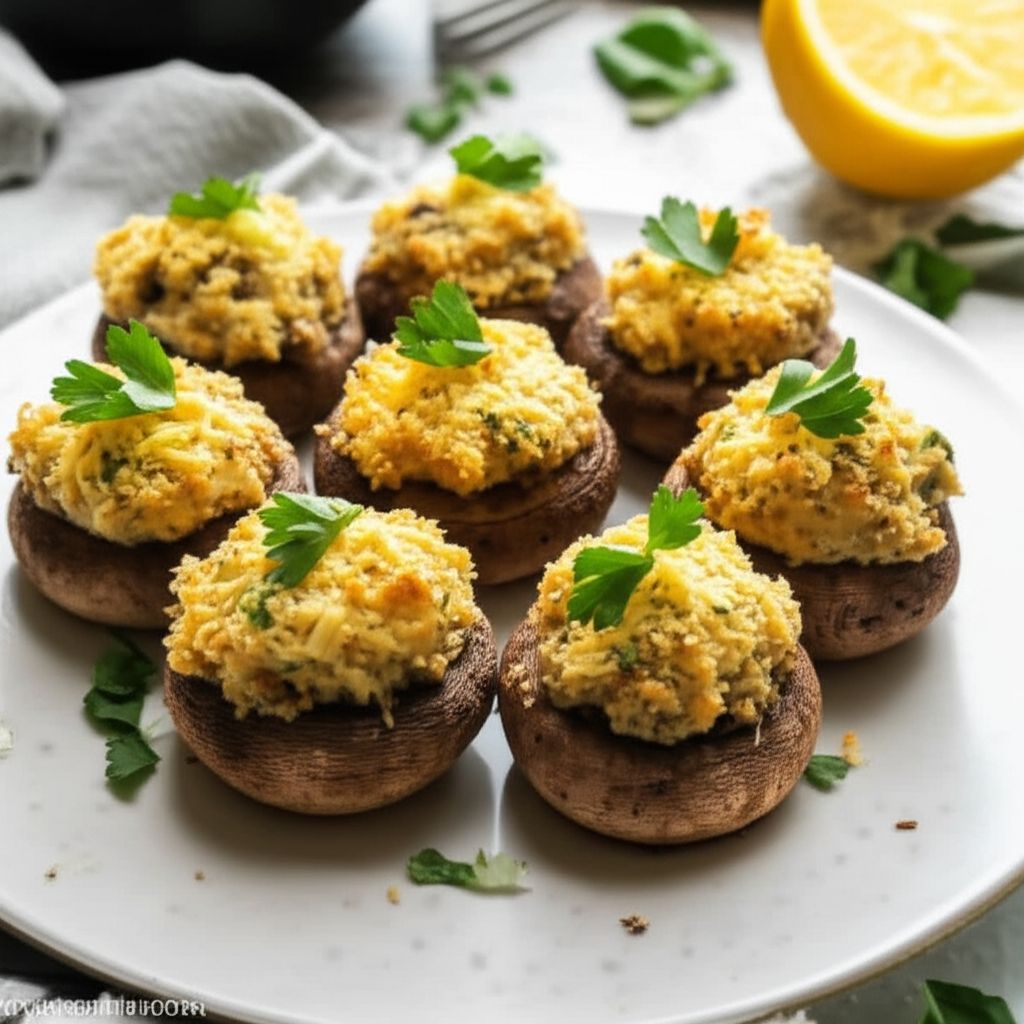Vegan Stuffed Mushrooms