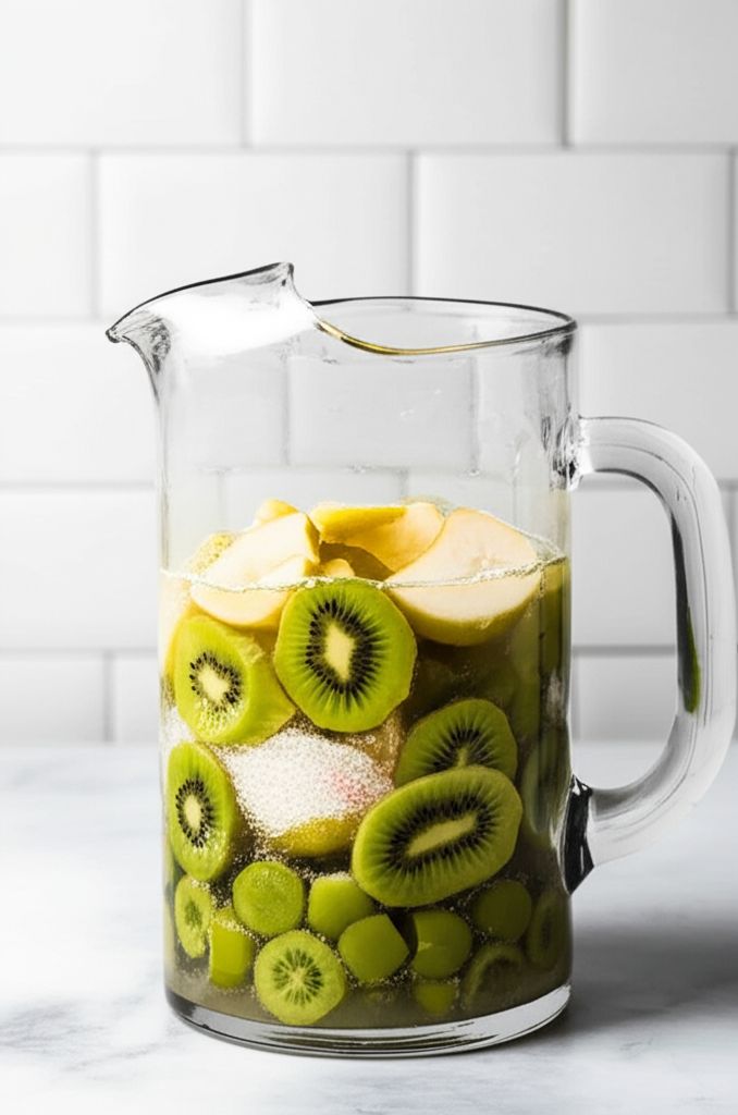 White Sangria with Kiwi