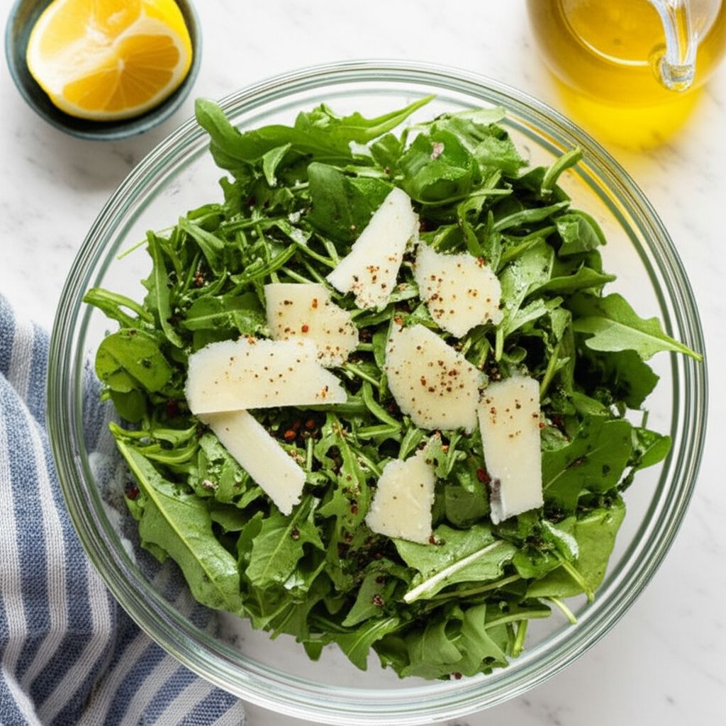 Wild Rocket (Arugula) and Parmesan Salad