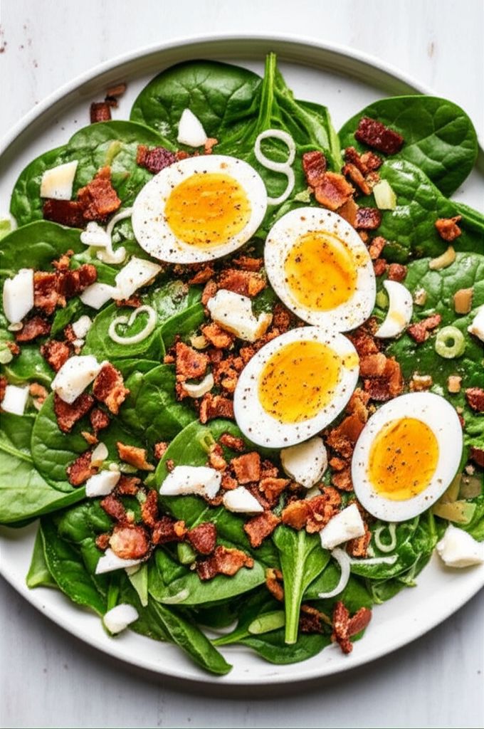 Wilted Spinach Salad