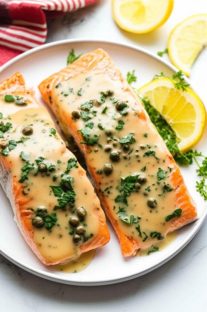 7-Minute Salmon Piccata