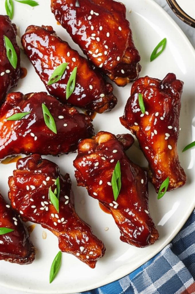 Air Fryer Balsamic-Glazed Chicken Wings