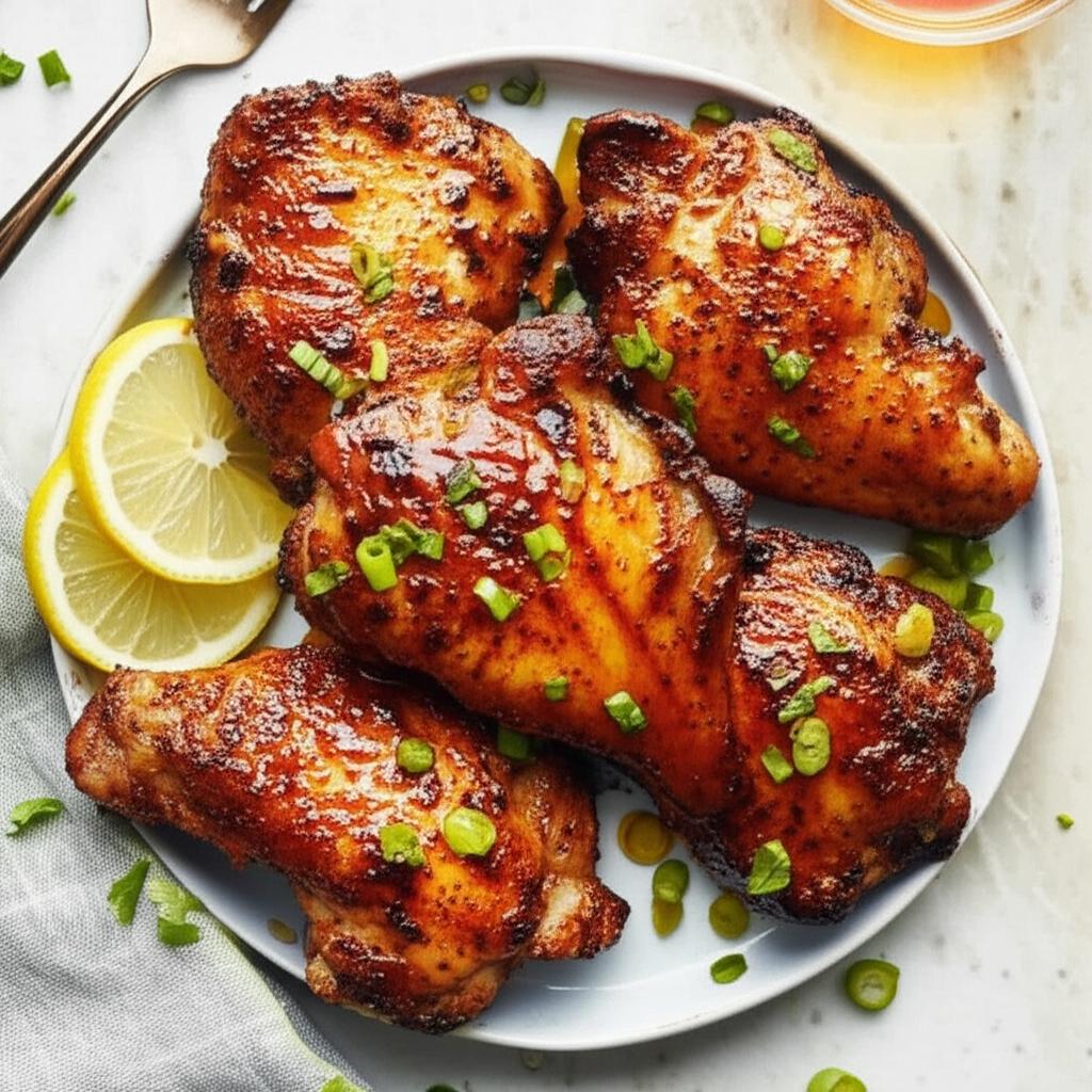 Air Fryer Honey-Cajun Chicken Thighs