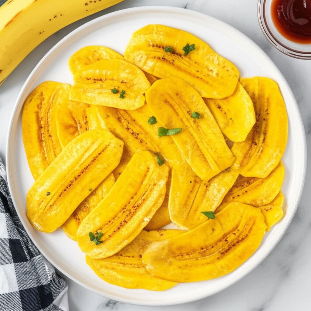 Air Fryer Plantain Chips