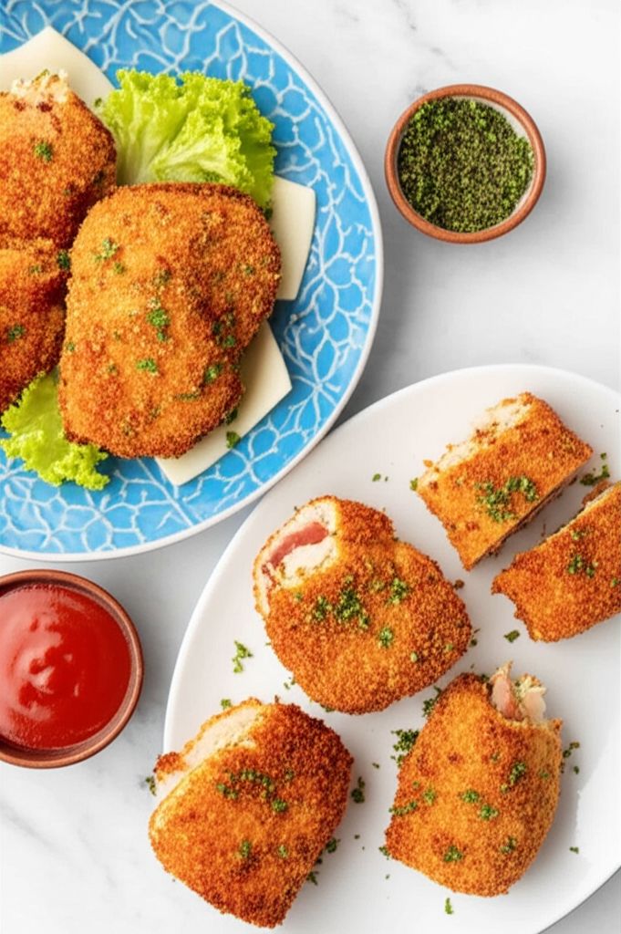 Air Fryer Stuffed Chicken Thighs