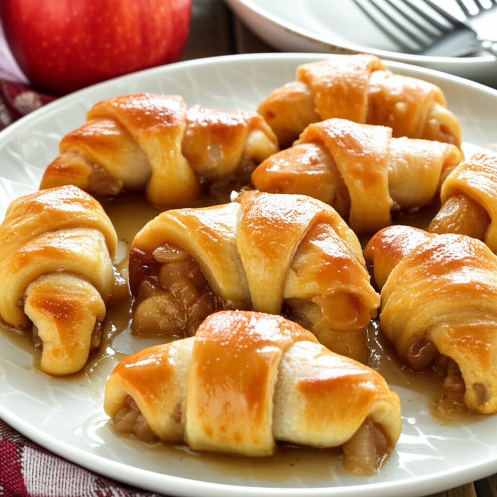Apple Dumplings with Crescent Roll Dough