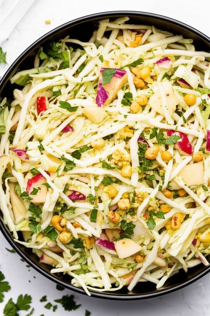 Apple Jicama Coleslaw