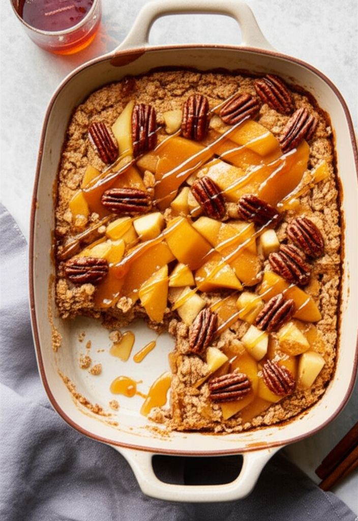 Apple Pie Baked Oatmeal