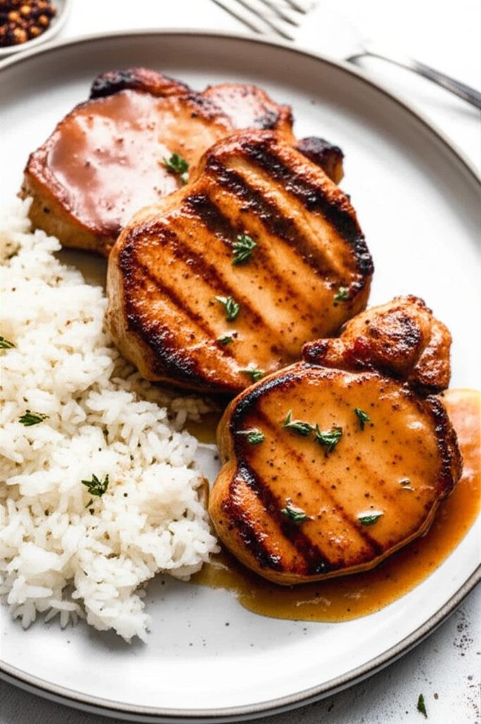Apricot-Glazed Pork Chops