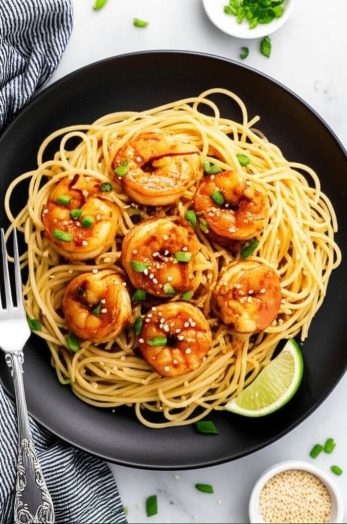 Asian-Style Shrimp Scampi