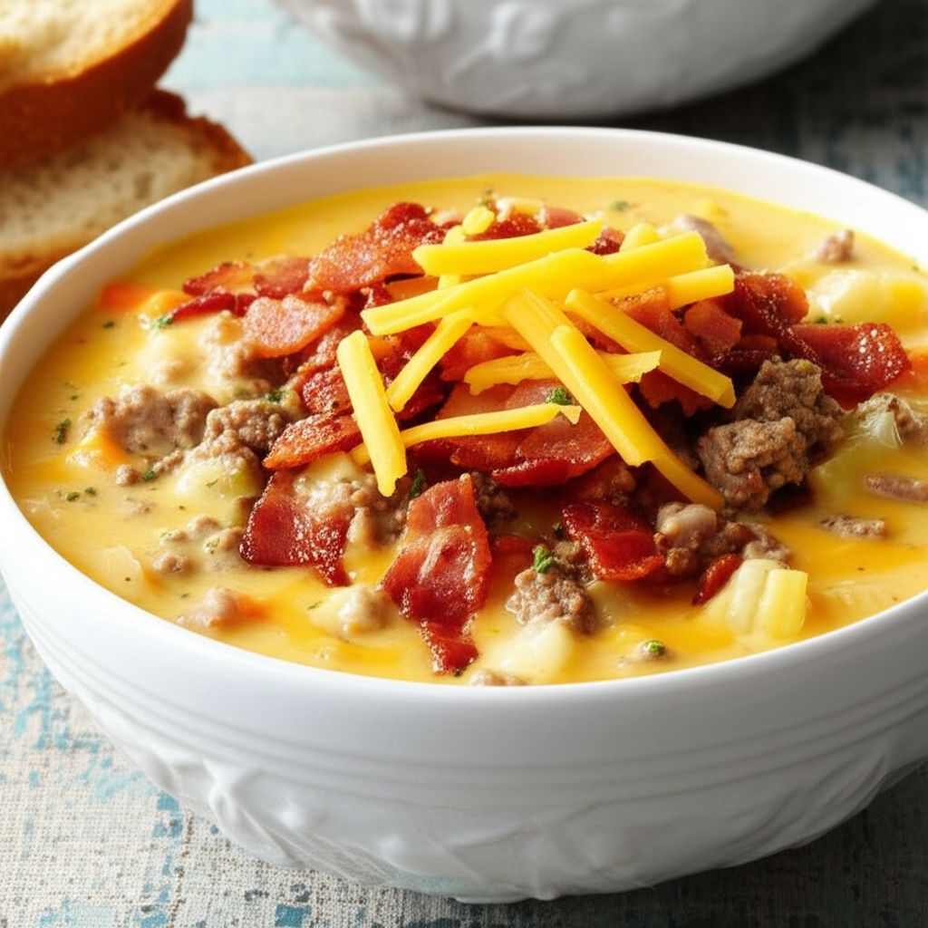 Bacon Cheeseburger Soup